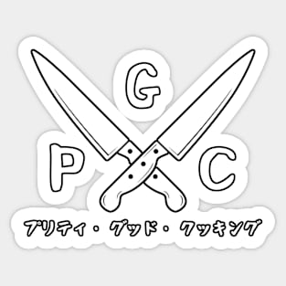 PGC Japan (white) Sticker